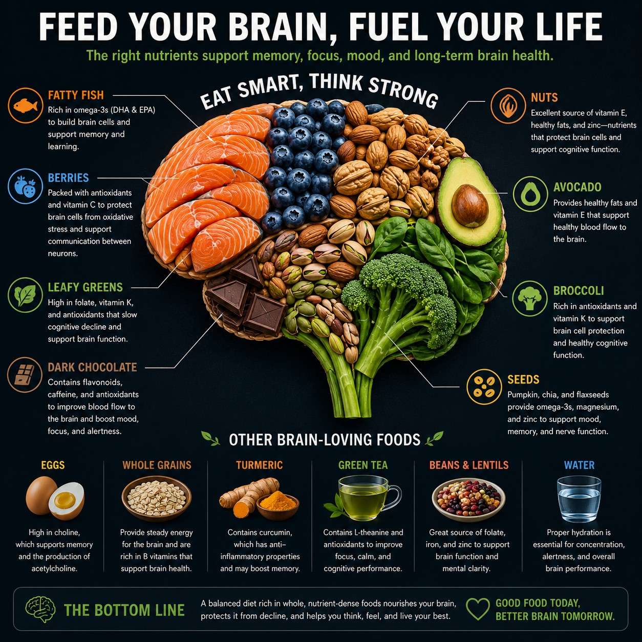 Feed your brain, fuel your life — foods that nourish cognition.