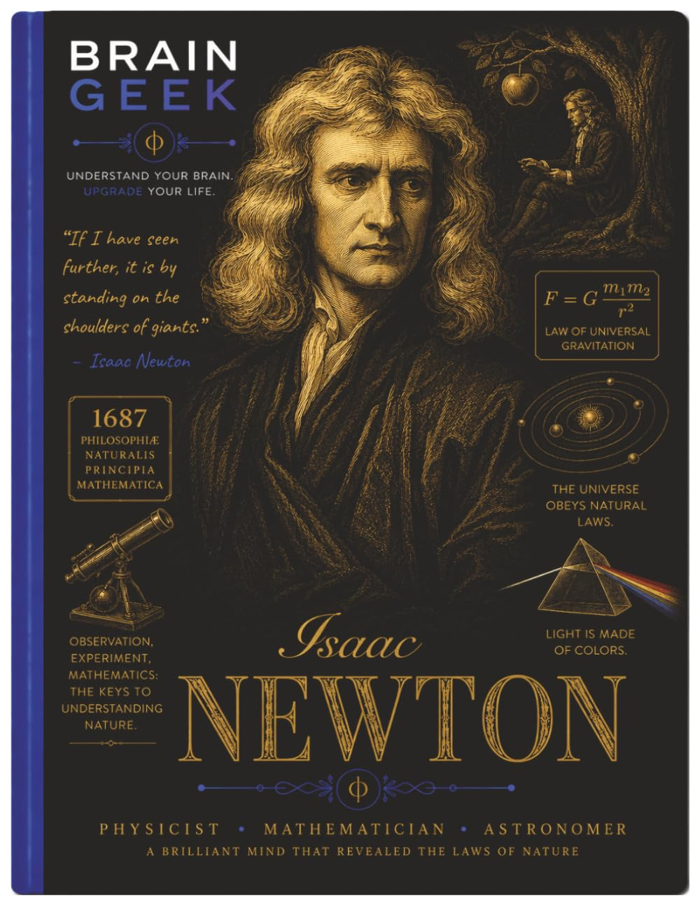 Isaac Newton Notebook cover