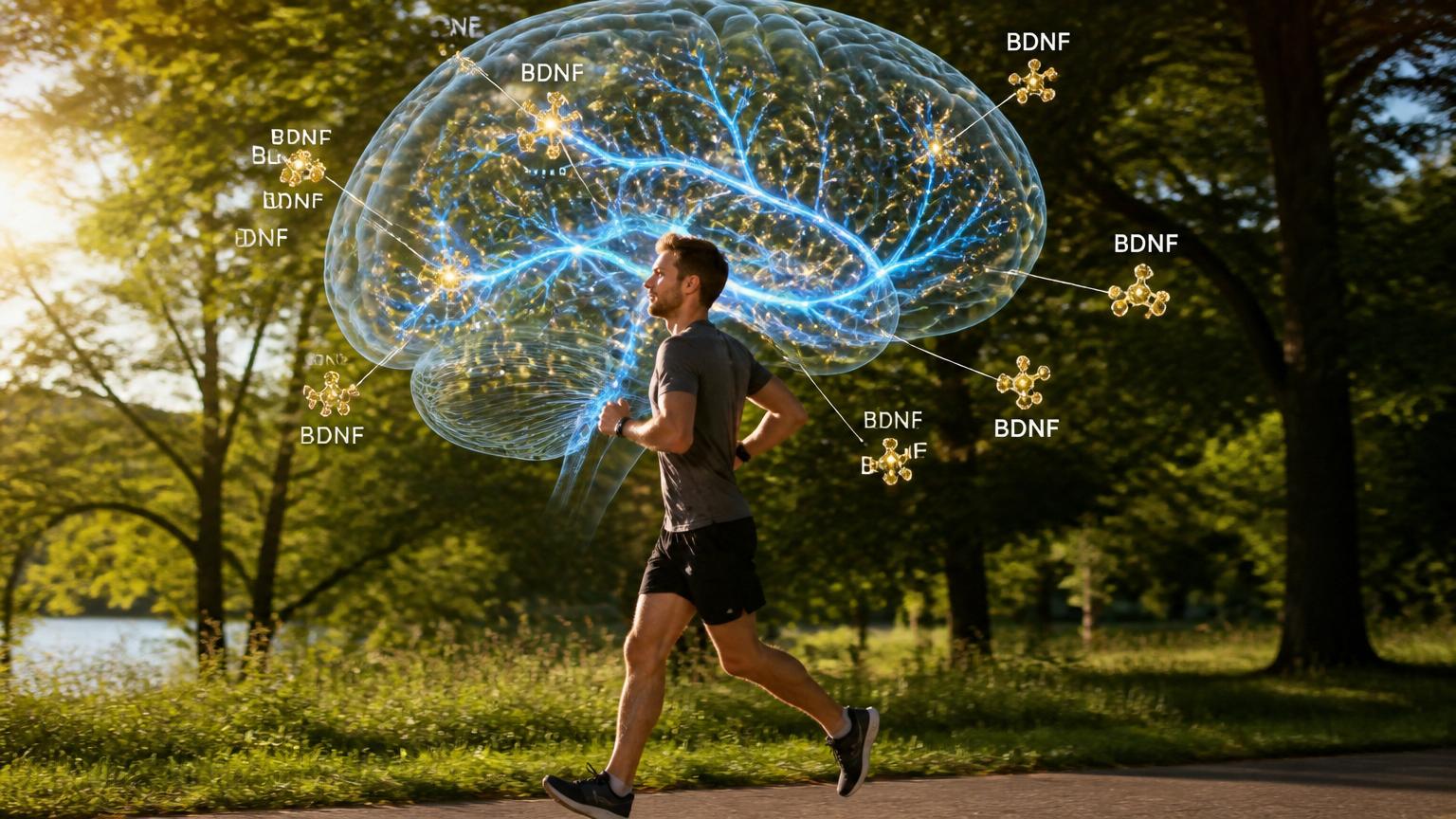 Aerobic exercise — one of the most consistently supported ways to increase BDNF, neuroplasticity and long-term brain health.